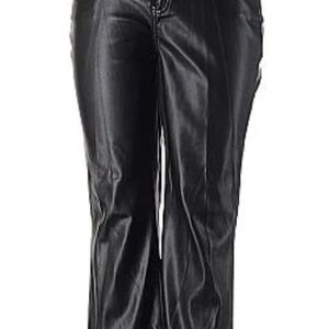 Liverpool Black Faux Leather Pants